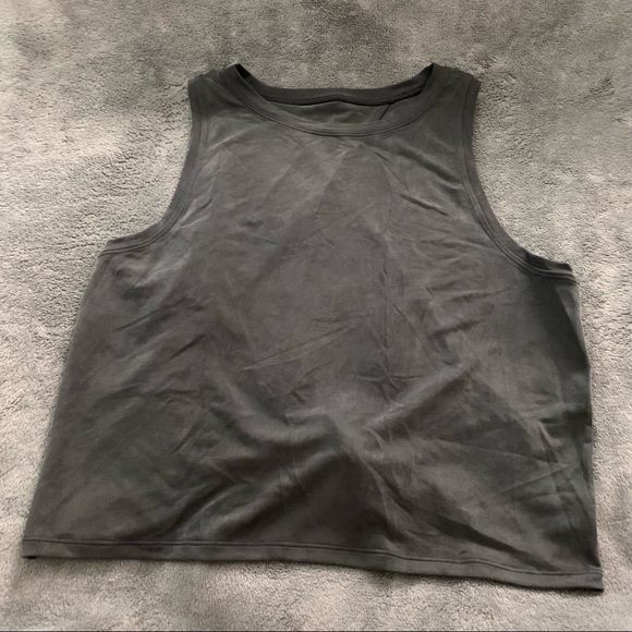 Open Tie-Back Tank Black size 8-10 - Picture 1 of 4